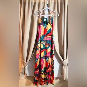 Wide tent maxi dress